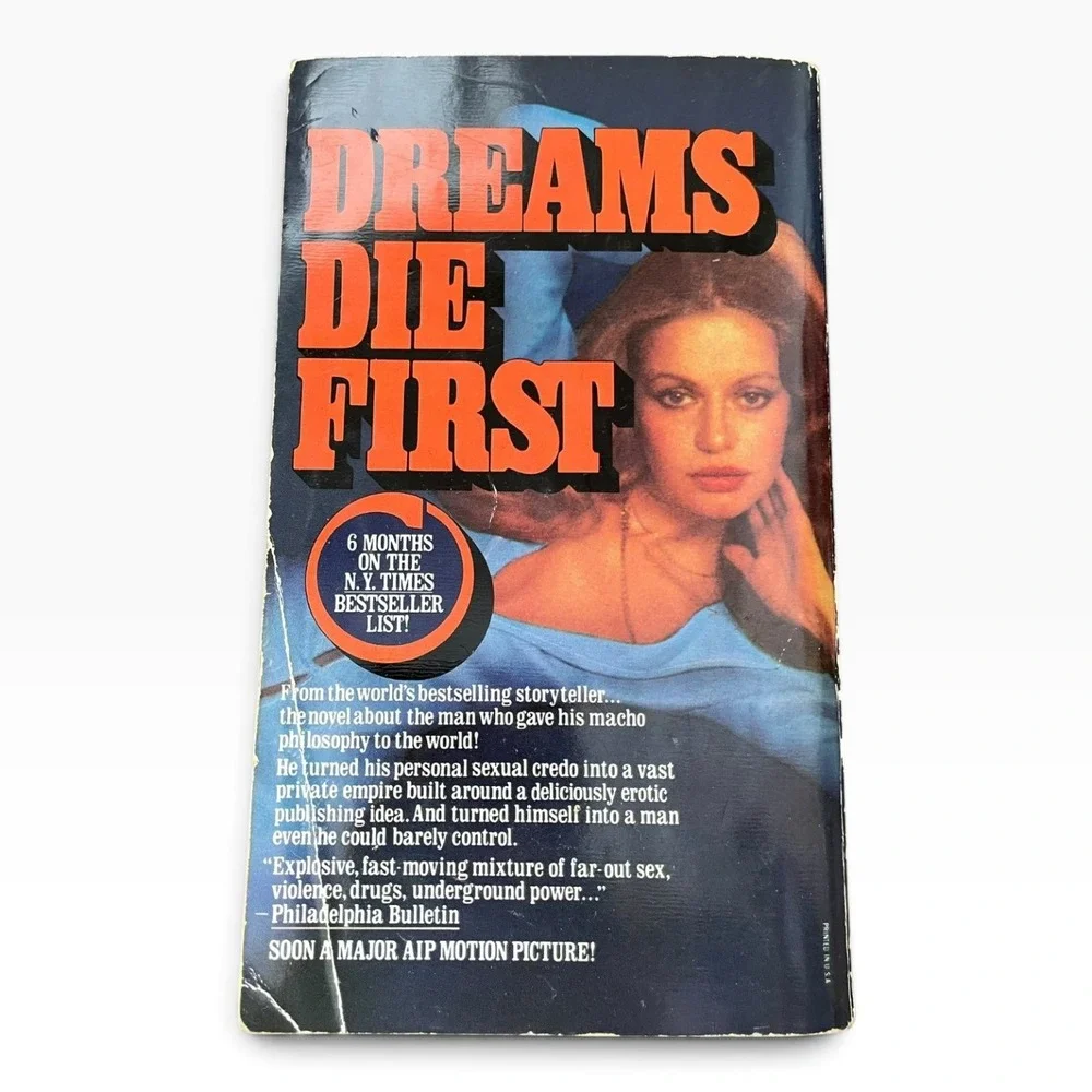 Dreams Die First by Harold Robbins 1978 Pocket Books Paperback Vintage Fiction